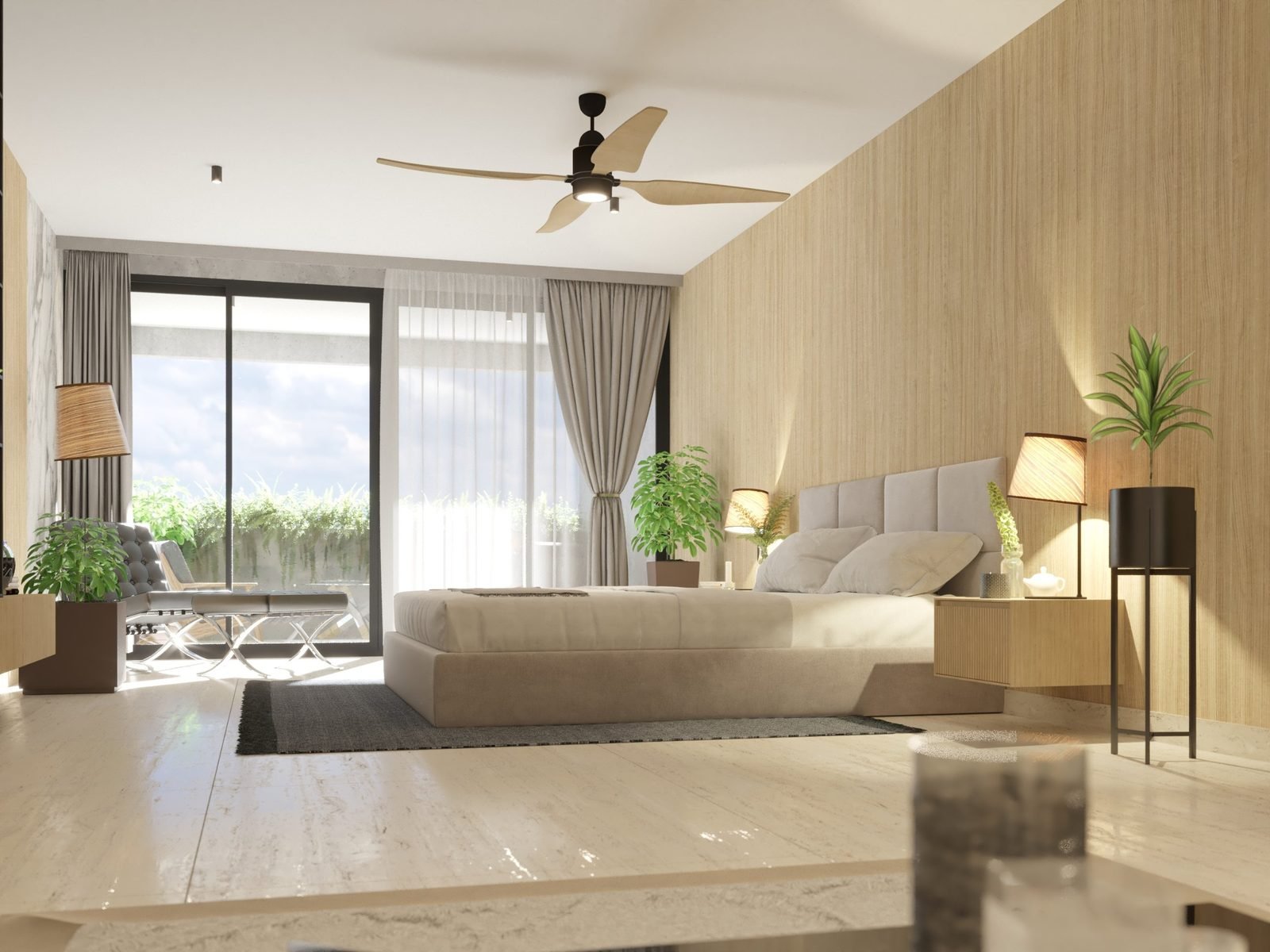 Render de Casa 33 · Lagunas 2 — recámara principal