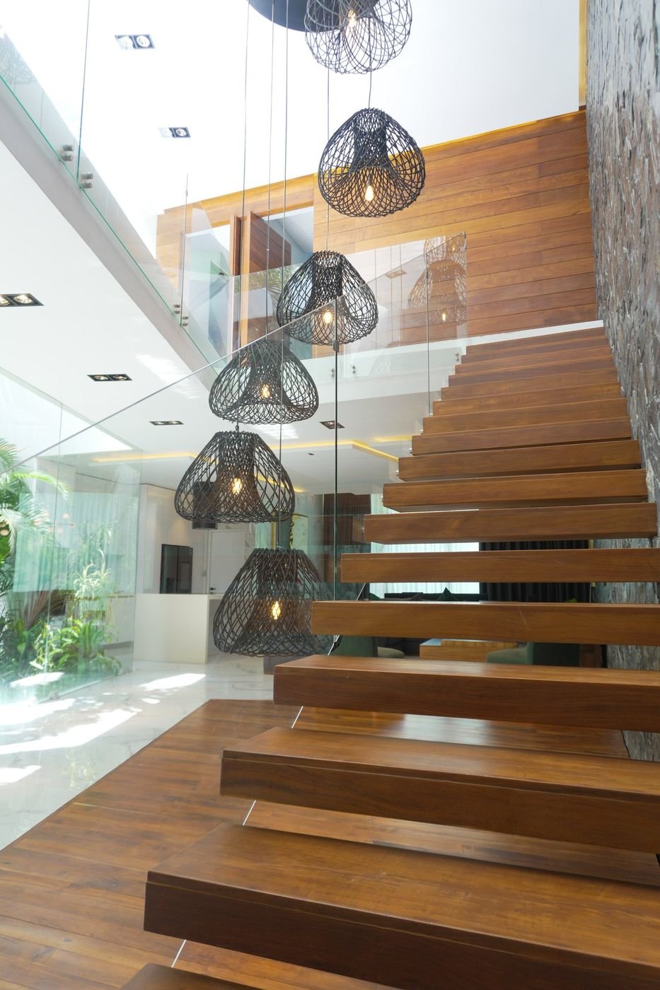 Casa 223 · Club Real, Playacar — escalera flotante